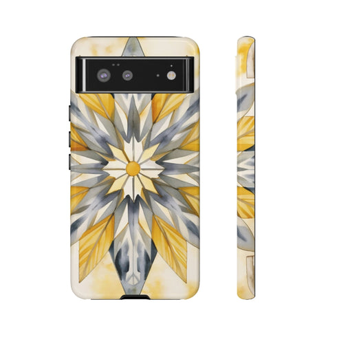 Sunshine Bloom Mosaic - Impact Resistant Phone Case Google Pixel 6 Glossy